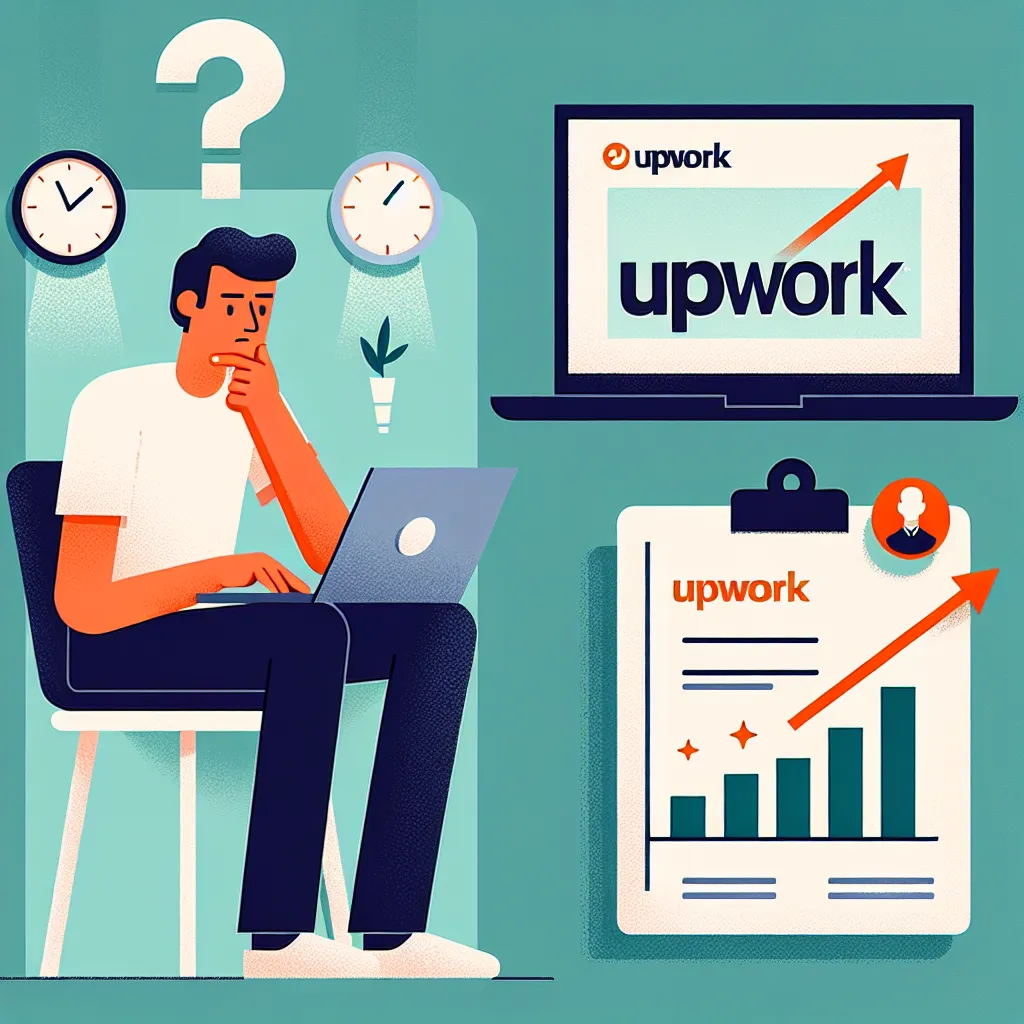 Professional evaluating Upwork