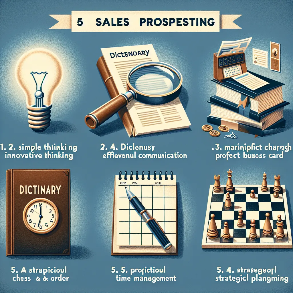 Sales prospecting analysis